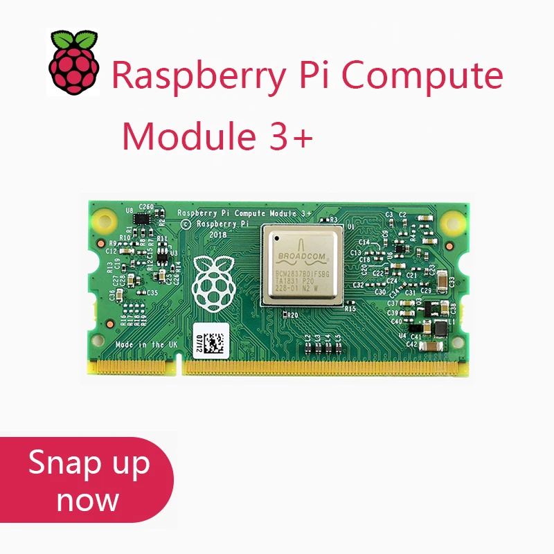 Raspberry Pi Compute Module 3 CM3 + Lite/8GB/16GB/32GB eMMC Flash Memory Broadcom ,CM3 CM1 Original CMIO Board IOT Gateway Kit