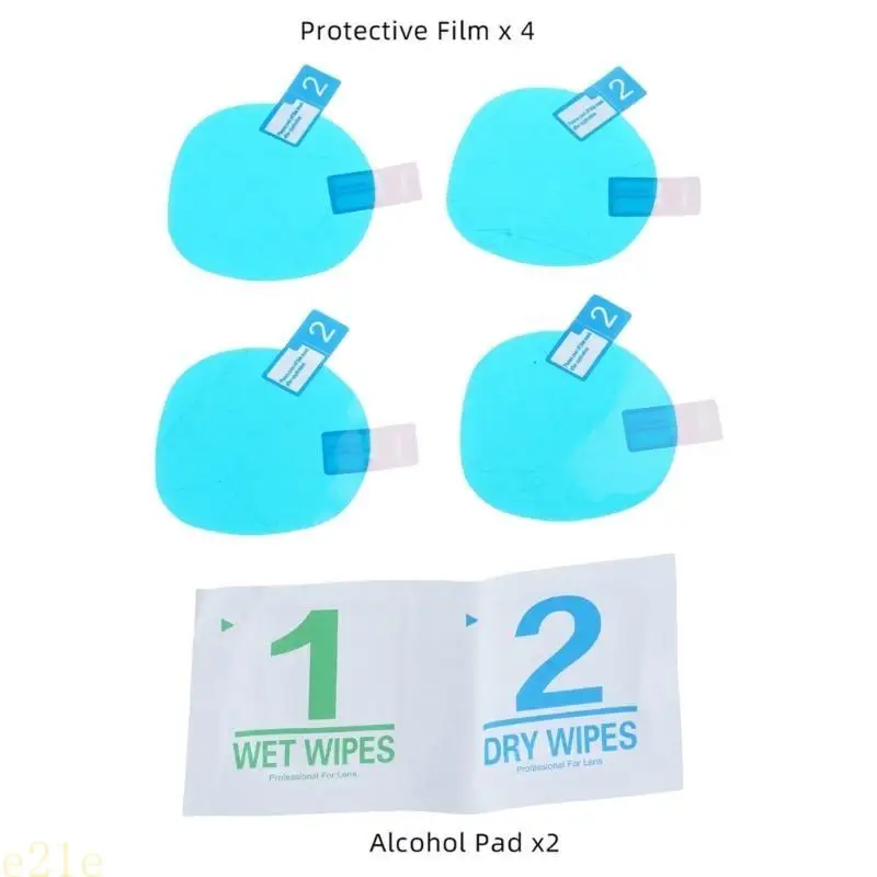 E21E 1Set Anti-Srratch Protector Protector Transmisión luz Película para Oculus Quest 2 Gafas Resistente desgaste