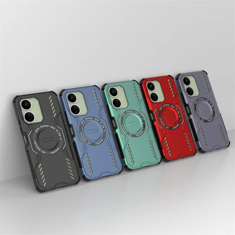 Para Xiaomi Redmi 13C Funda Redmi 13C Funda disipación de calor carga inalámbrica magnética Fundas protectoras para teléfono en Redmi 13C Funda - imagen 2