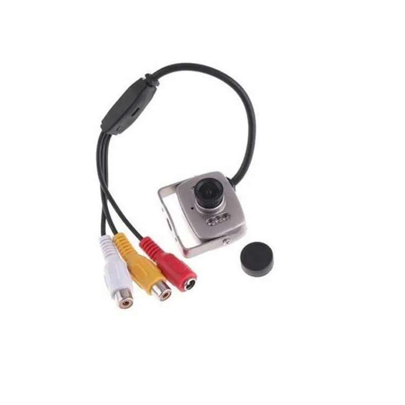 Cámara Analógica Mini Metal Visión Nocturna IR 700TVL Lente Fijo - imagen 3