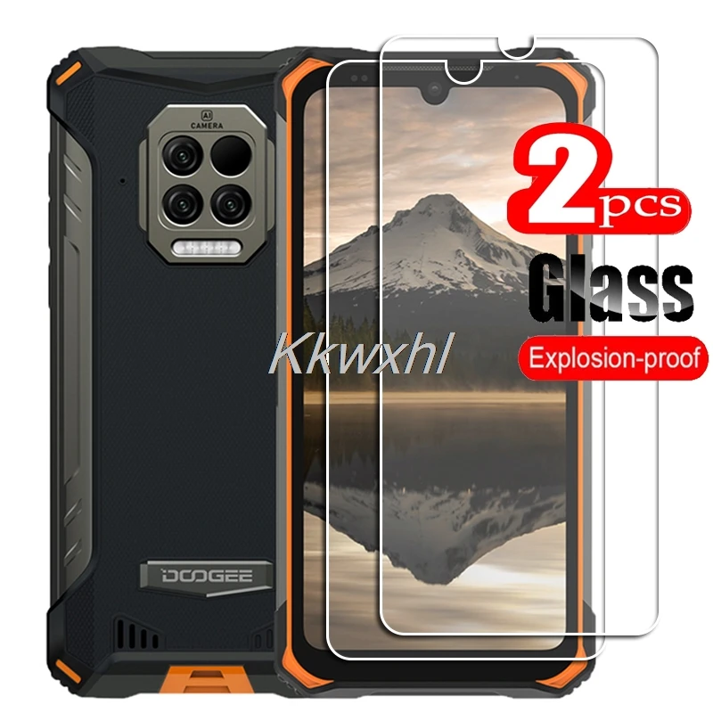 2 uds para Doogee S86 Pro Protector de vidrio templado de alta HD en película protectora de pantalla de teléfono S86Pro