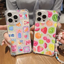 Funda Oppo Reno – Diseño Fruta Colorida con Pulsera Antigolpes