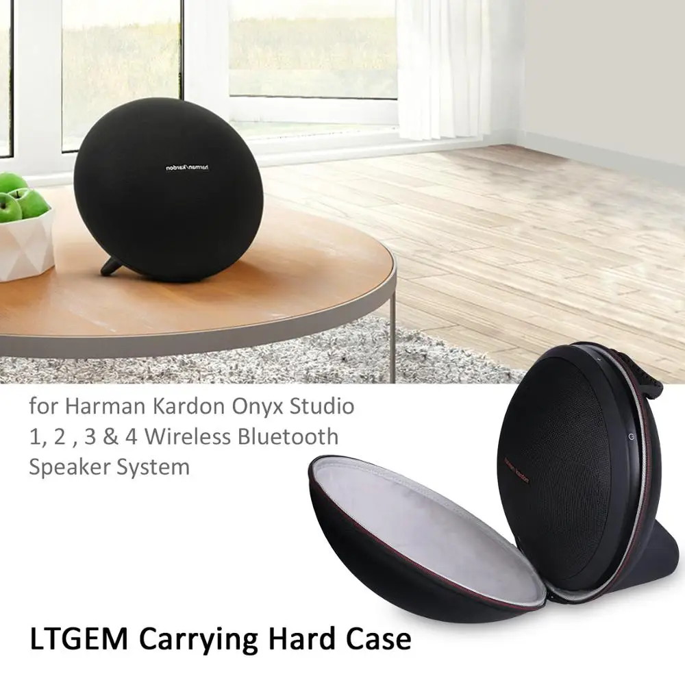 LTGEM-funda rígida de EVA para Harman Kardon Onyx Studio 4/3/2/1, Altavoz inalámbrico Bluetooth, bolsa de almacenamiento de transporte de viaje portátil - imagen 2