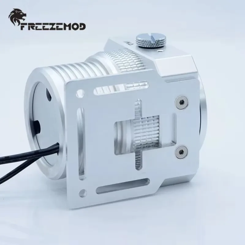 FREEZEMOD enfriador de agua de computadora bomba de suspensión magnética cubierta de bomba de metal completa armadura control de temperatura PWM 1100L. PU-JTD5 - imagen 4