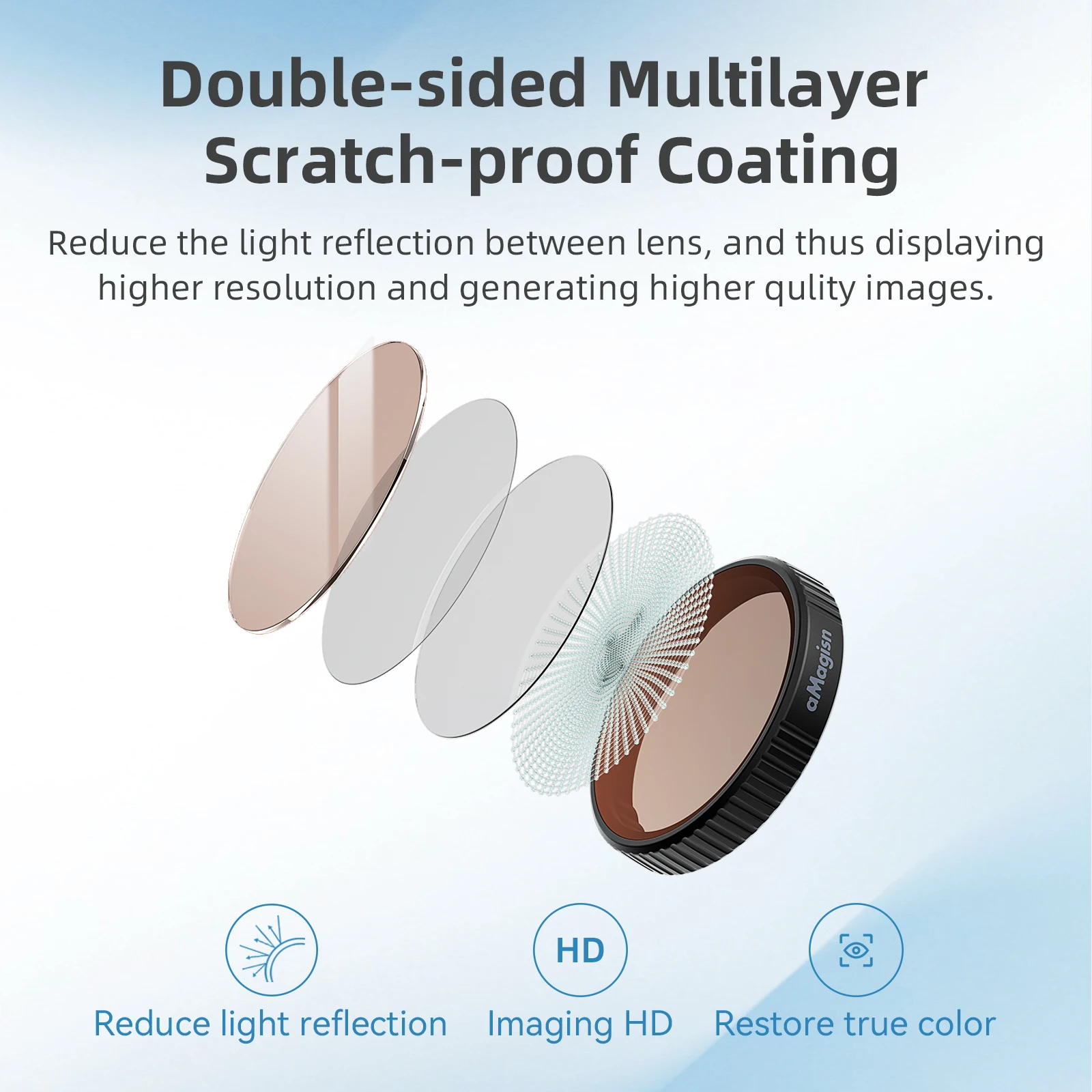 Filtros de lentes ND8/ND16/ND32/ND64/CPL/UV HD filtros de reducción de luz para Action 5 Pro/4/3 Kit de filtros combinados Accesorios - imagen 2