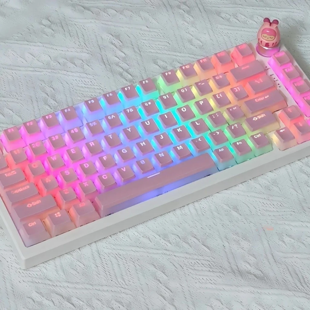 Teclas de pudín de alta calidad, teclas transparentes, teclados personalizados, altura OEM, 130 teclas - imagen 4