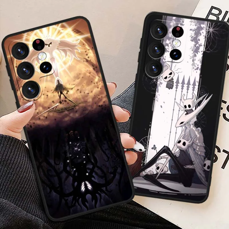 Arte de Caballero hueco para Samsung Galaxy Note 20 10 9 8 A24 A34 M13 M31 M32 M52 M62 Ultra Lite funda de teléfono negra - imagen 2