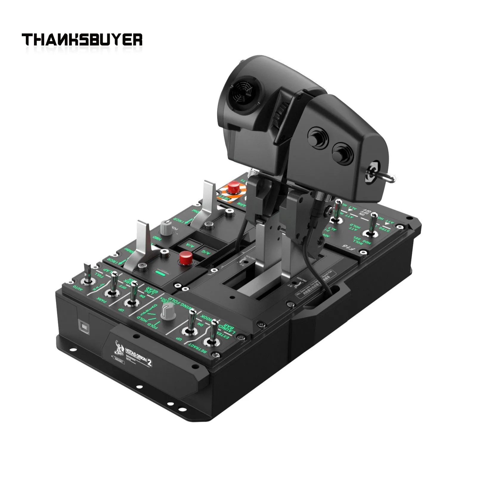 WINWING Orion2 StrikeAce E EX NavyAce Kit de simulador de juego de vuelo con base de acelerador de metal y agarre - imagen 5