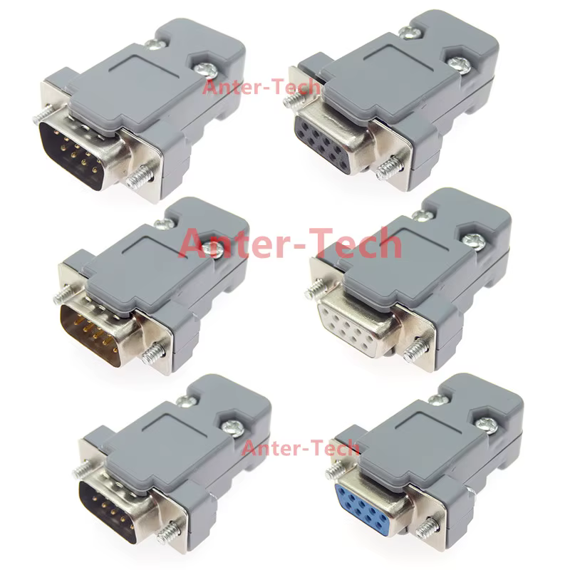 Conector DB-9 RS232 D-Sub 9 Pines Macho Hembra para PCB - imagen 2