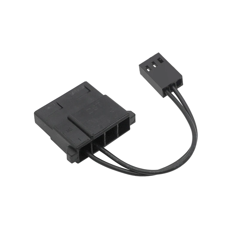 Cabeza hembra de 4 pines a 3 pines para evitar el problema del ventilador conectado al regulador de la interfaz grande 4P, 9cm - imagen 4