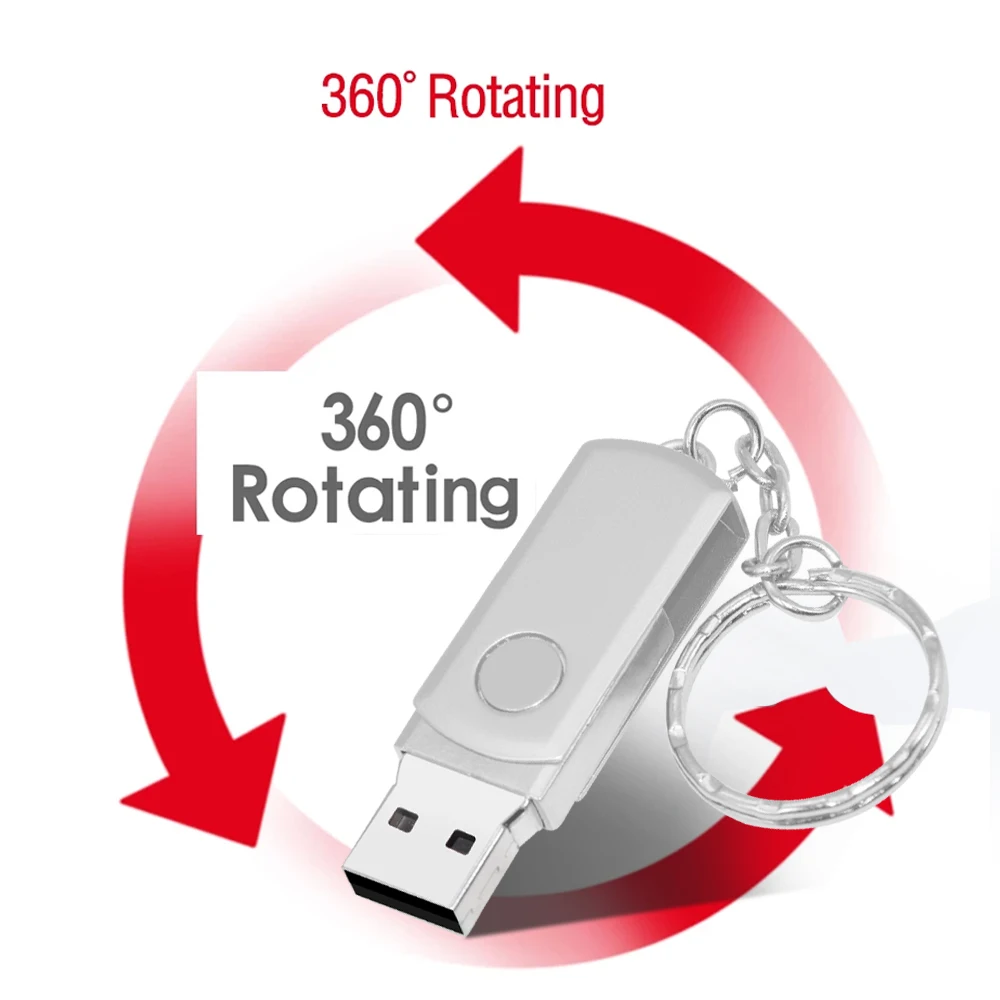 10/20/50 Uds unidad Flash USB de Metal 16gb 32gb disco flash impermeable Pendrive 64GB 128GB memoria Usb 2,0 Flash USb Stick 4G 8G - imagen 2