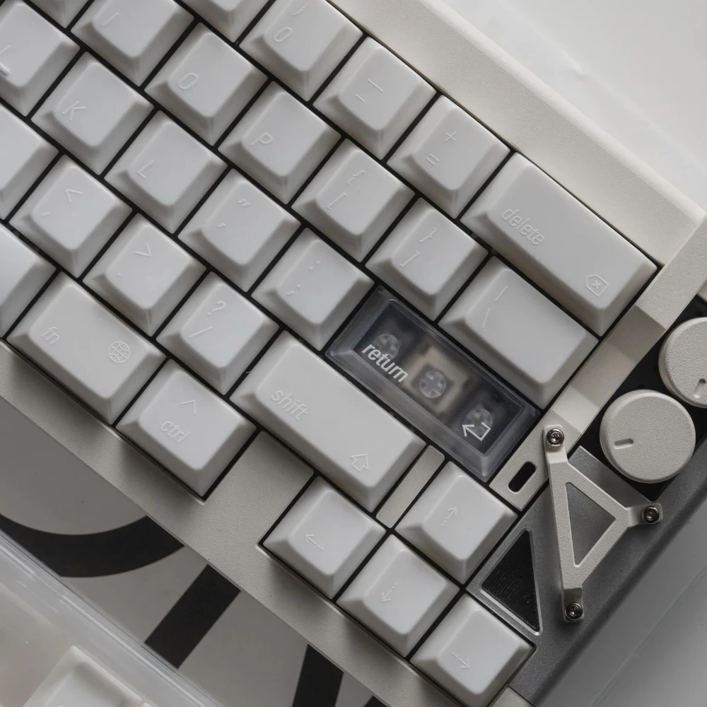LeleLab Hokkaido tema Keycap 133 teclas ABS personalizado Simple blanco teclado Cap Cherry perfil Gaming KeyCap para teclado mecánico - imagen 4