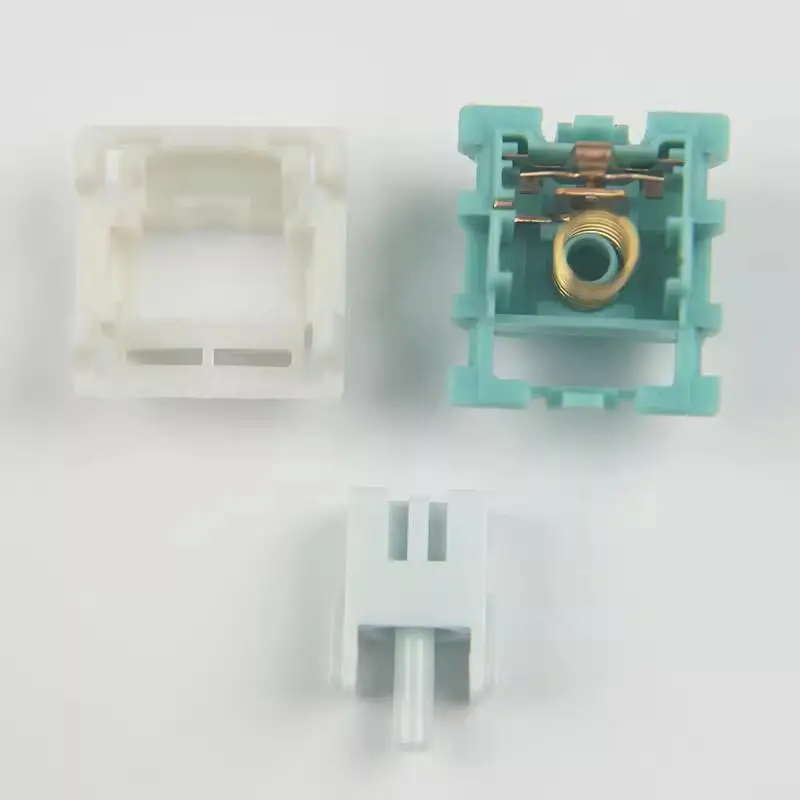 TTC interruptor lineal blanco Cool breeze, 5 pines, resorte chapado en oro para Teclado mecánico de juegos, interruptores MX, prelubricación PA66 - imagen 3