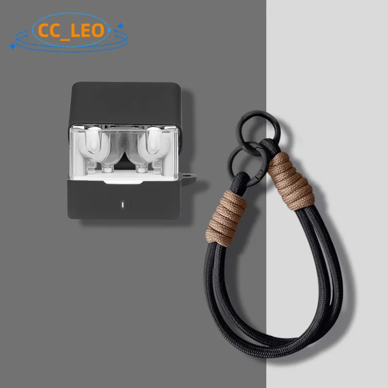 Para MoonDrop Space Travel/2 fundas de silicona suave lindo colgante de cordón adecuado para MoonDrop funda protectora Ultra sónica