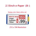 2.13 e-paper (B-)