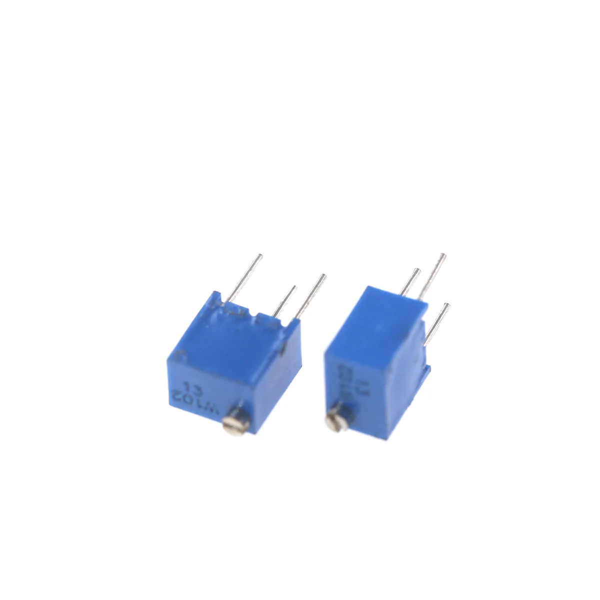 Potenciómetro recortador, 3266W, 3266, 100 ohm, 1K, 2K, 5K, 10K, 20K, 50K, 200K, 500K, 100K, 1M, 2M, 200, 100R, 200R, 500R, 20 unidades - imagen 5