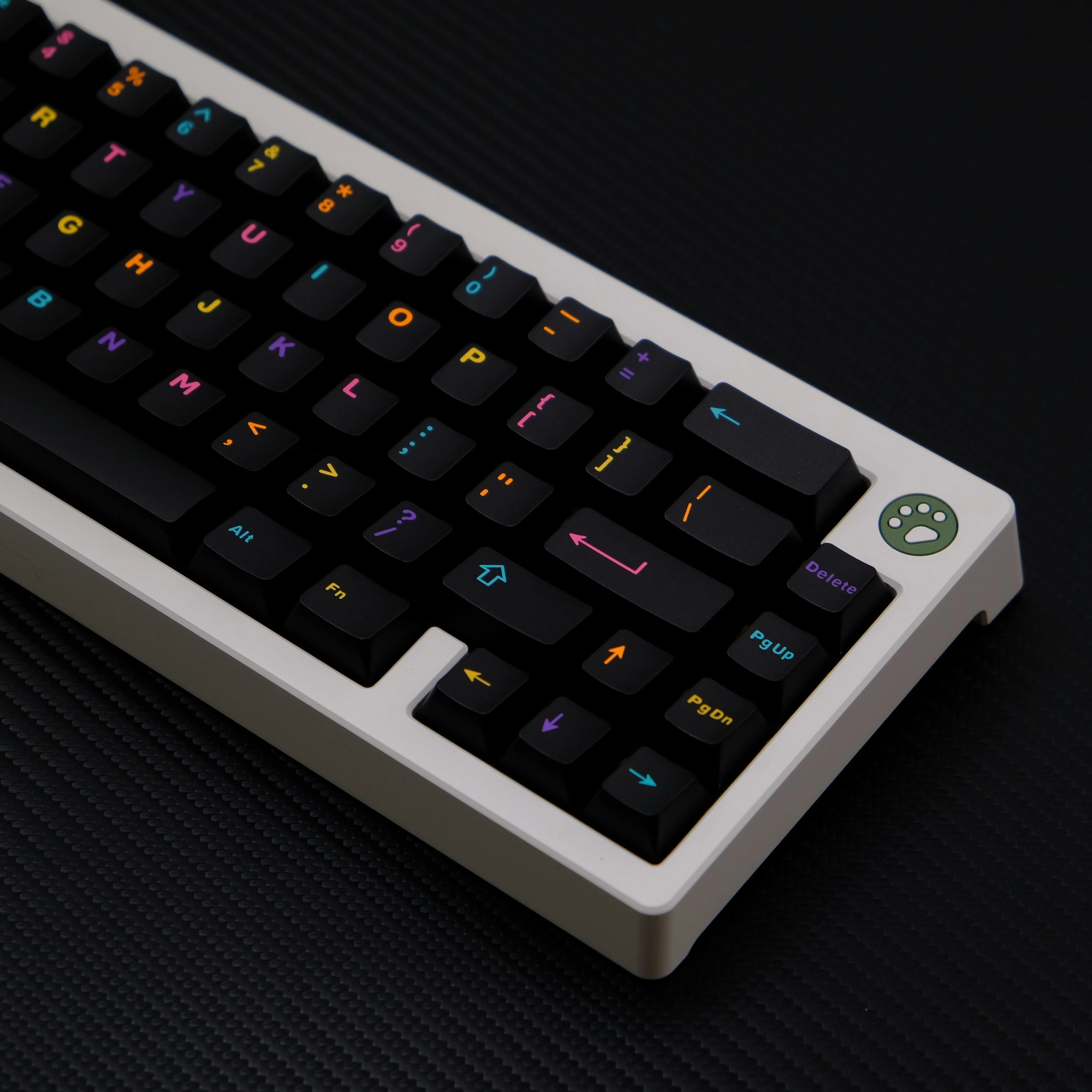 Teclas ABS de doble disparo, coloridas y negras, 121 teclas, teclas de teclado con perfil de cereza para interruptores Cherry Gateron MX, teclados para juegos - imagen 2