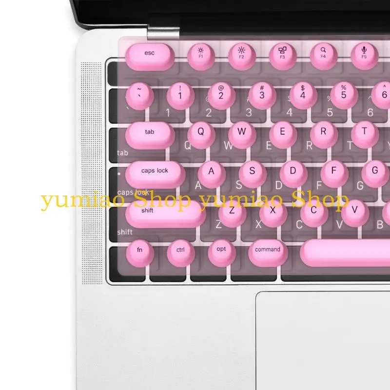 587b Cubierta teclados silicona para uñas largas para 2021 2024 14/16 y aire 13/15 para uso oficina