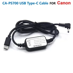 Adaptador USB-C PD Batería Simulada Canon LP-E10, LP-E12, LP-E17