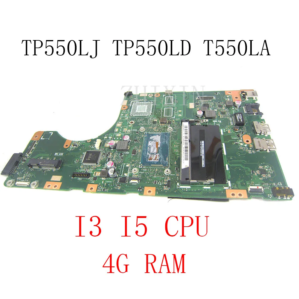 Yourui para ASUS TP550LJ TP550LD TP550LA TP550L TP550 Laotop placa base con I3 I5 4GB RAM TP550LD prueba completa - imagen 3