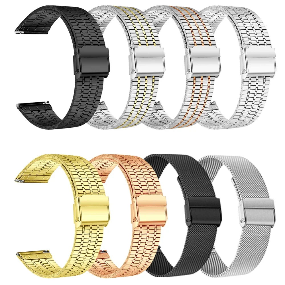 Correa de 22mm para Zeblaze GTR 3 Pro, pulseras de Metal para Zeblaze Stratos 2 3/GTS/GTR/Xiaomi Watch 2 Pro S1, accesorios de correa de reloj - imagen 3