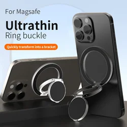 Soporte magnético MagSafe para móvil con anillo y agarre de coche