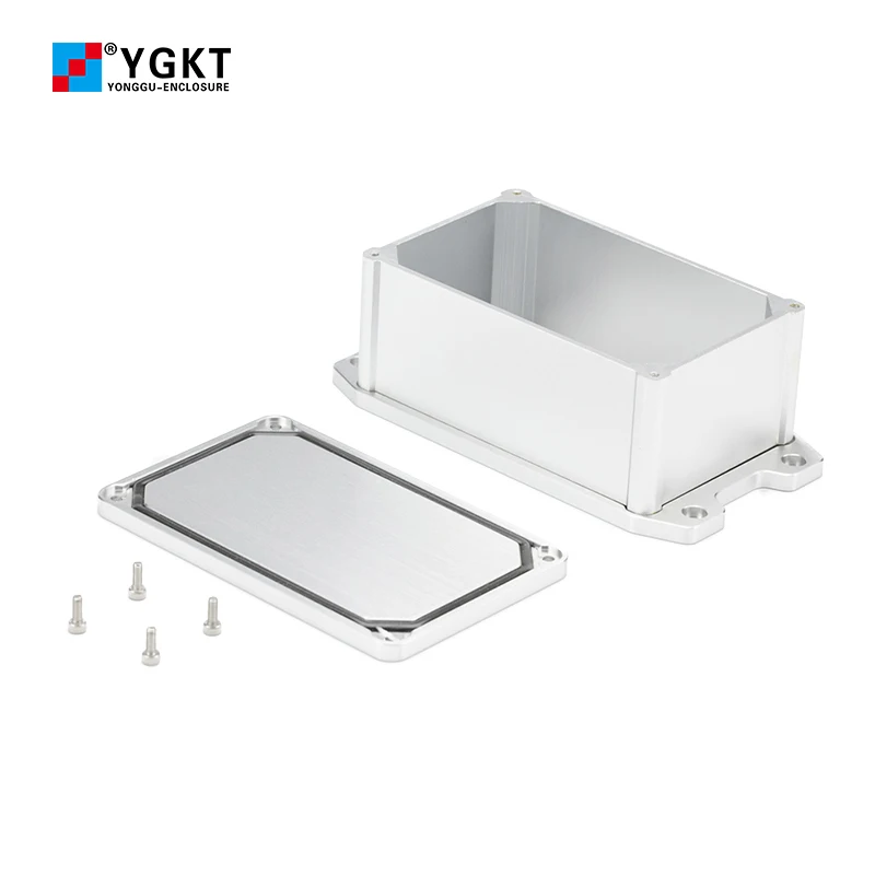 Carcasa de aluminio para instrumentos, Caja impermeable eléctrica para exteriores, longitud personalizable, 140x85mm, L05A - imagen 4