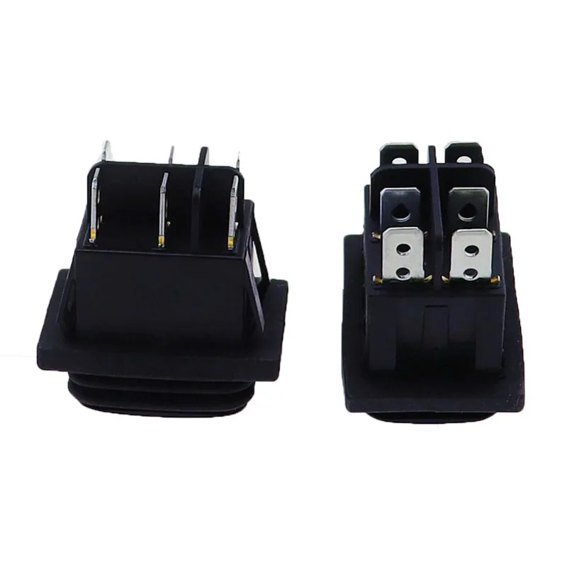 1 interruptor basculante momentáneo (encendido)-apagado-(encendido) resistente al agua de 6 pines bloqueo de 3 posiciones ON-OFF-ON DSDT - imagen 5