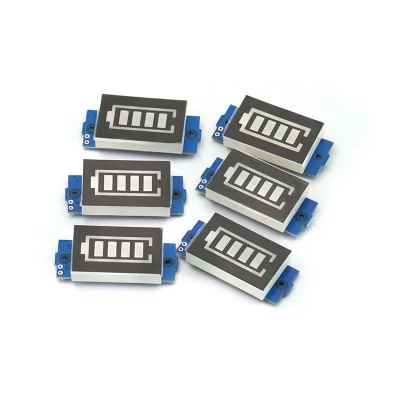 Módulo indicador de capacidad de batería de litio para vehículo eléctrico, 1 piezas, 2S, 3S, 4S, 6S, 7S, serie 4,2 V, 8,4 V, 16,8 V, pantalla verde - imagen 5