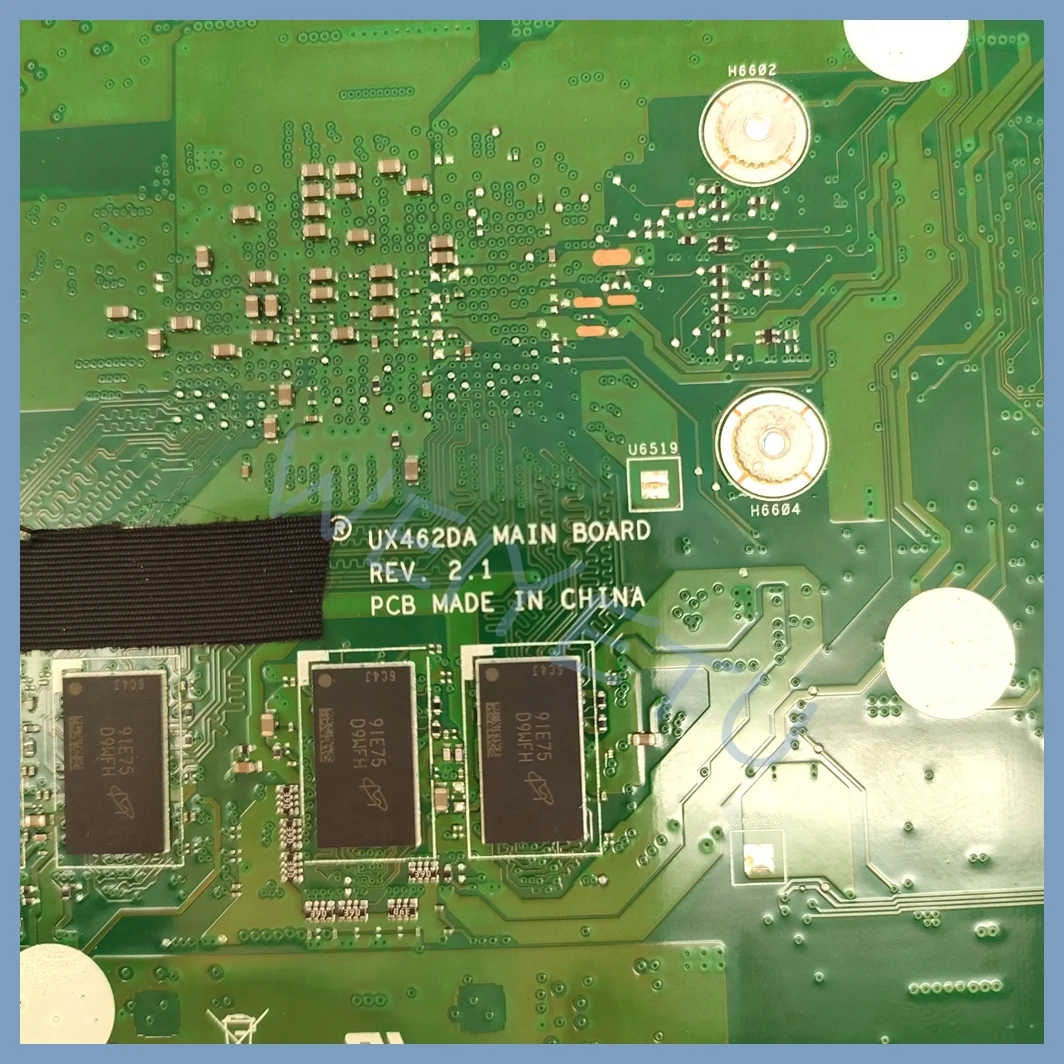 Placa base Q406DA para ASUS UX462D UM462DA UM462D Q406D Q406DA placa base para ordenador portátil con CPU de R5-3500U 8GB-RAM 100% prueba OK - imagen 5