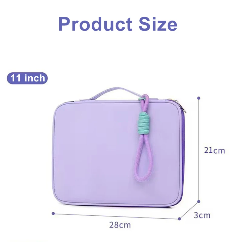 Funda para tableta de 9-11 pulgadas para iPad Air 5 Pro 11 2022 2023 10th 10,2 XiaoMi 6 para Samsung Huawei Lenovo bolsas a prueba de golpes - imagen 5