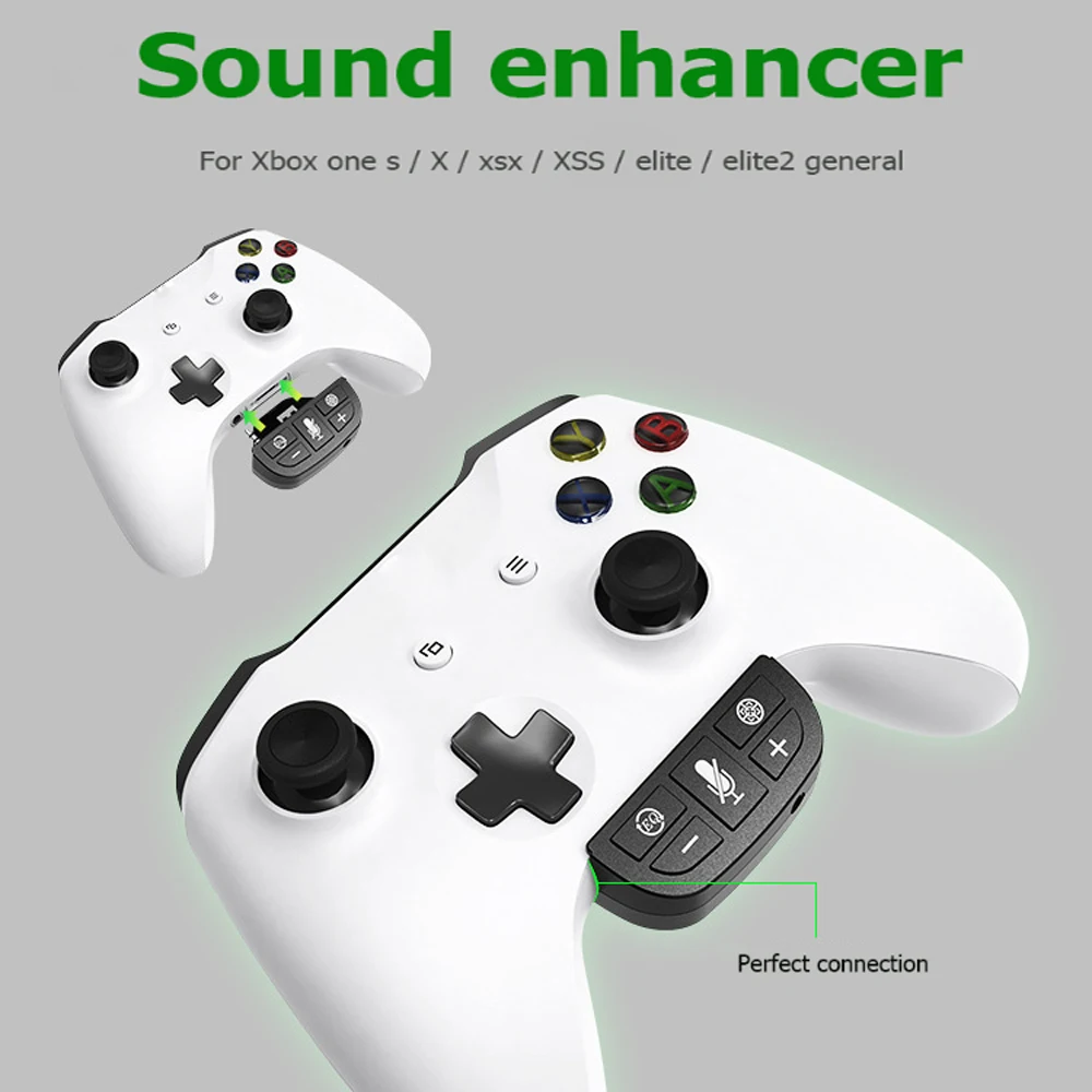 Adaptador para controlador Xbox One, adaptador de auriculares estéreo, potenciador de sonido de Audio, convertidor de auriculares - imagen 4