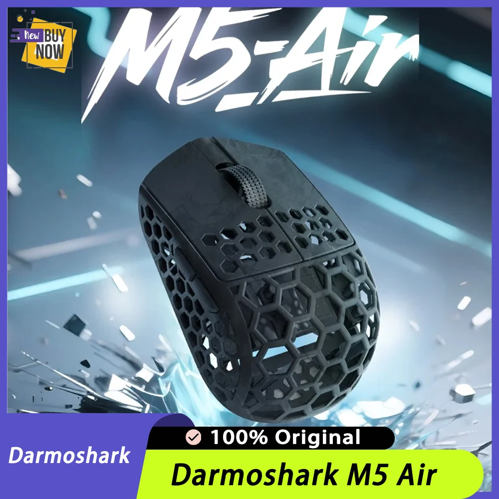 Darmoshark M5 ratón de carbono forjado con aire Bluetooth inalámbrico triodo 30000DPI 8K ratón para juegos PC Gamer ratones accesorios para ordenador portátil ​