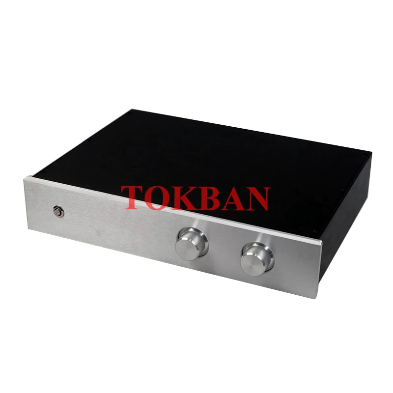 Tokban Audio 4308B 430*80*308/358mm carcasa de chasis amplificador de potencia de aluminio Diy carcasa de preamplificador de alta fidelidad - imagen 2