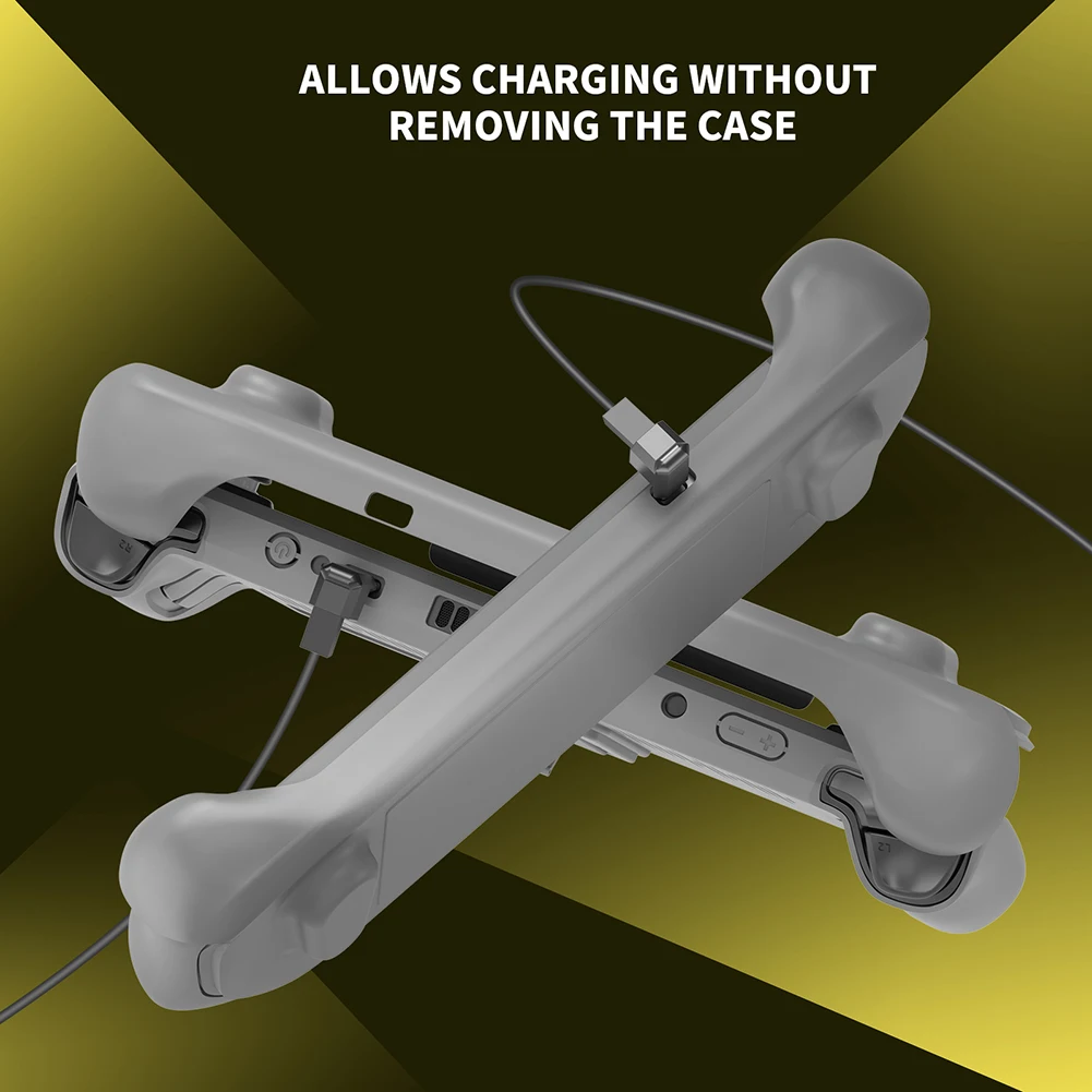 Funda protectora de consola de TPU, cubierta completa impermeable a prueba de polvo, cubierta frontal desmontable con soporte para Steam Deck