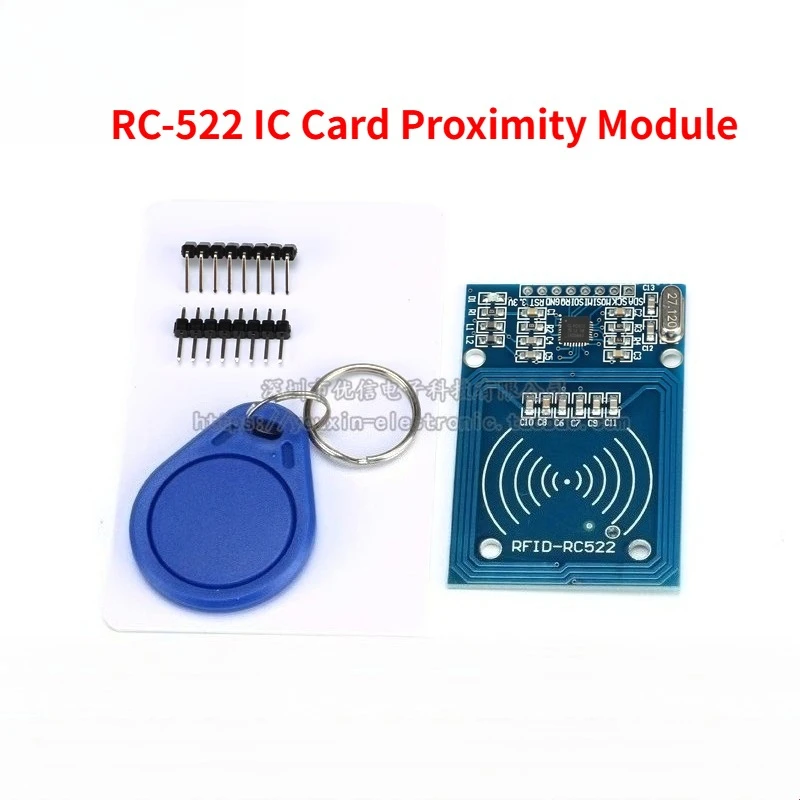 1 Juego de módulo de proximidad de tarjeta IC RC-522 RFID con llavero de tarjeta S50 Fudan - imagen 2