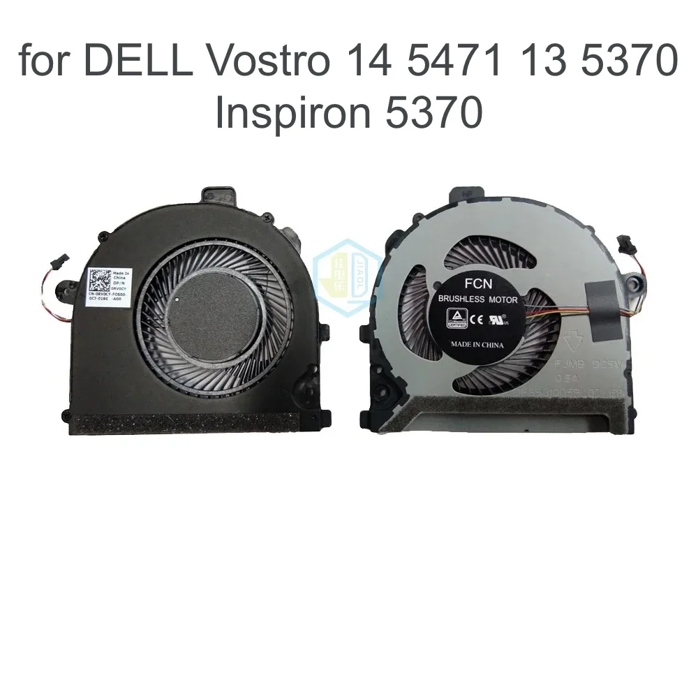 Ventilador de refrigeración de CPU para portátil DELL Vostro 14 5471 13-5370 Inspiron 5370 0RV0CY RV0CY DFS 531005 Piezas de PC de ventiladores enfriadores de procesador PL0T - imagen 2