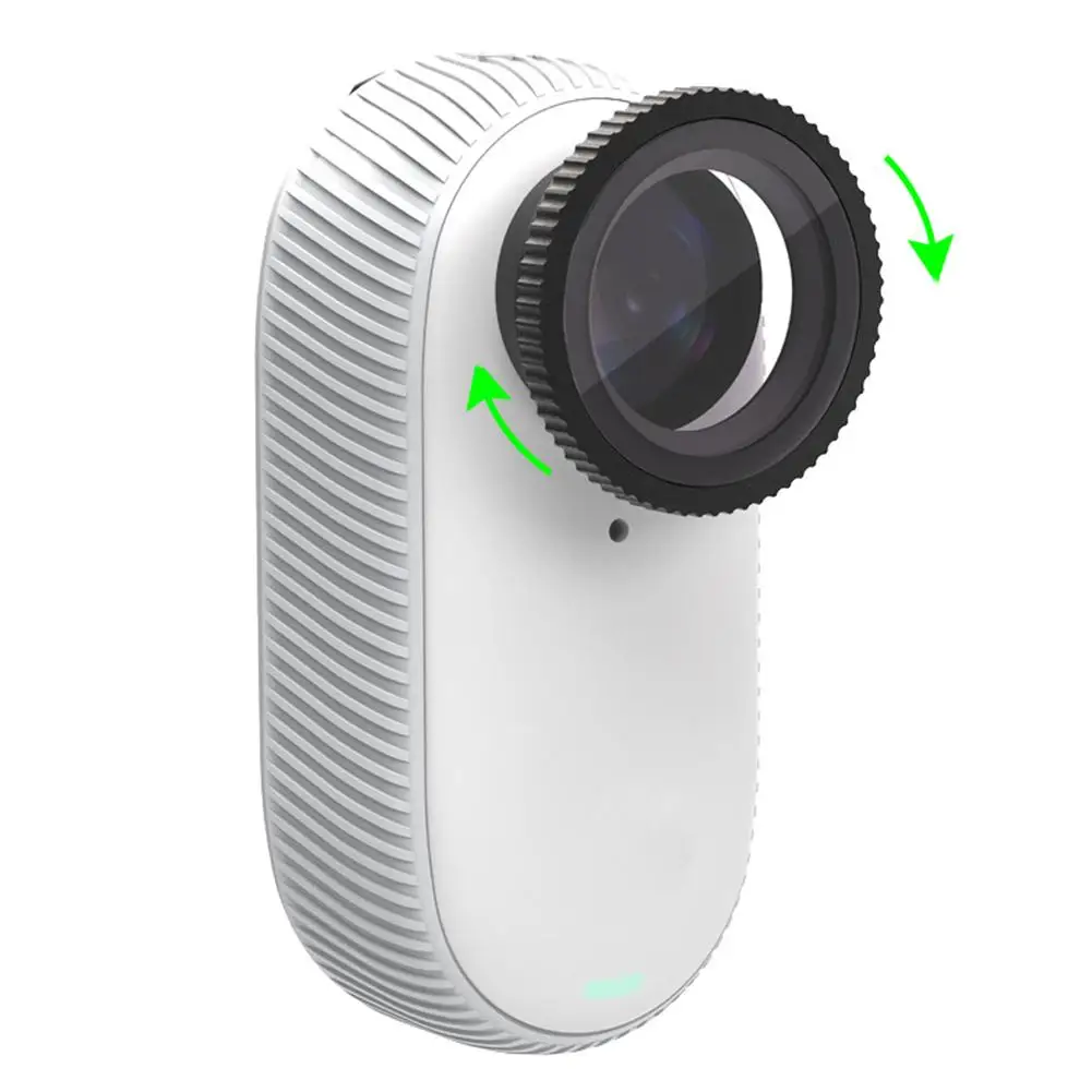 Funda protectora de lente para Insta360 GO3S, tapa de lente a prueba de arañazos, cubierta protectora antideslizante para accesorios de cámara Insta360 GO 3S V4X3 - imagen 5
