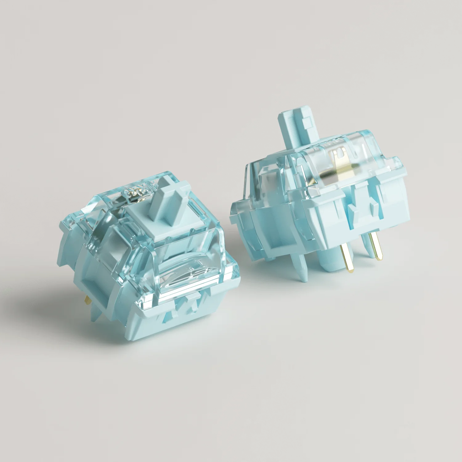 Akko V5 Pro interruptor azul cremoso 5 pines 45gf interruptor táctil Thocky lubricado de fábrica Compatible con teclado mecánico Cherry MX 45 Uds - imagen 3