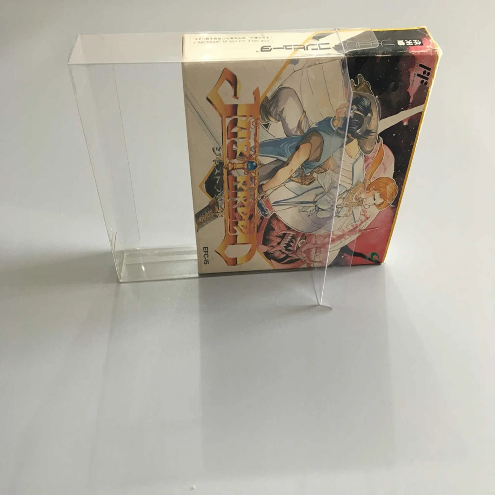 Protector de caja transparente para ordenador familiar Nintendo/Famicom/FC, cajas de almacenamiento TEP, carcasa de juego, estuche de exposición transparente - imagen 3