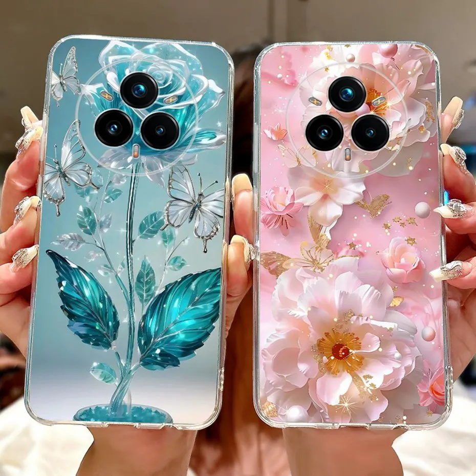 Funda de teléfono con pintura bonita para Realme 14 Pro + 14Pro 5G, funda trasera de silicona suave TPU para Realme 14 Pro Plus 5G, parachoques - imagen 4