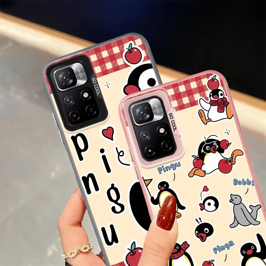 Funda P-ingu de dibujos animados para Xiaomi Mi 12T Pro 13T 11 Lite, funda trasera para teléfono - imagen 2