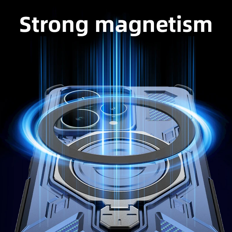 Funda de teléfono con soporte de Metal para Realme 15 Pro 5G, hoja magnética de hierro para Realme 15 5G, soporte Global чехол, Funda trasera - imagen 4