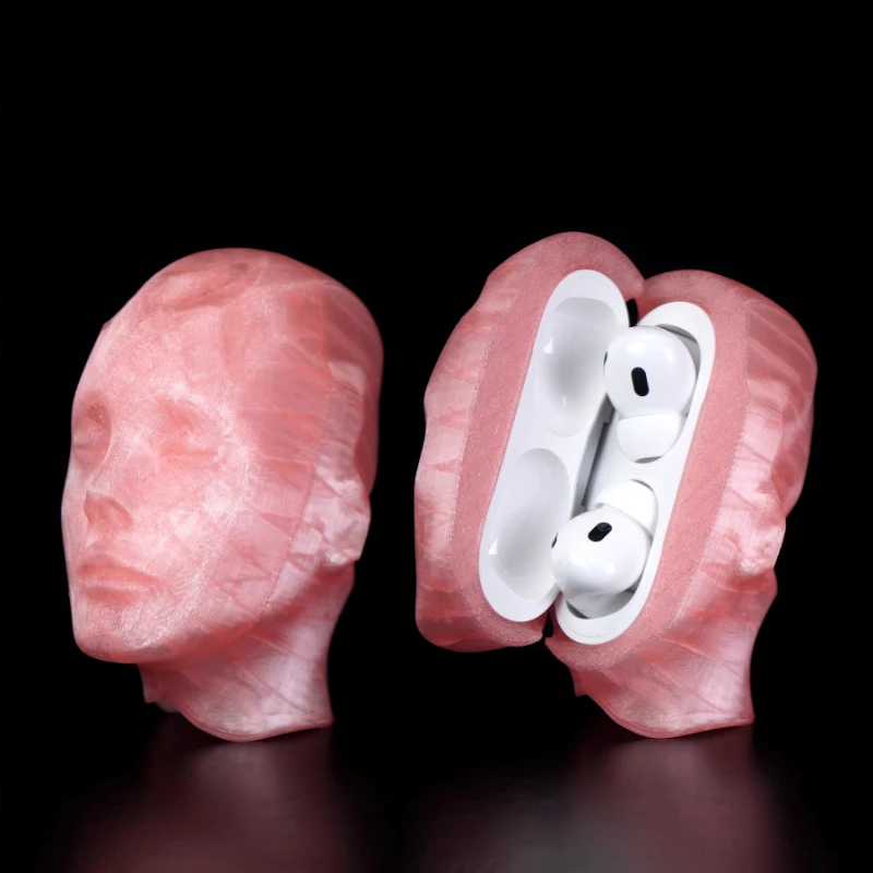 Funda para auriculares Airpods Pro/Pro2 Airpods Pro3 Airpods 4 personalizada impresión 3D funda protectora dura para auriculares regalo - imagen 2