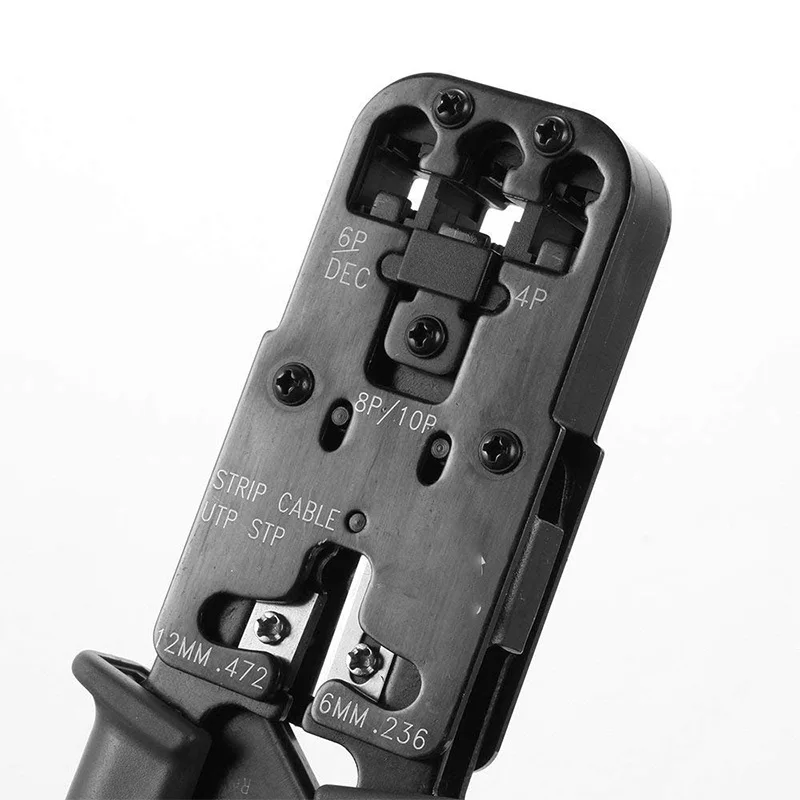 Alicates prensadores de cables LAN de red RJ45 2 en 1, herramienta de Internet, probador de cables, juego de alicates para cables para probador de red rj45 - imagen 5