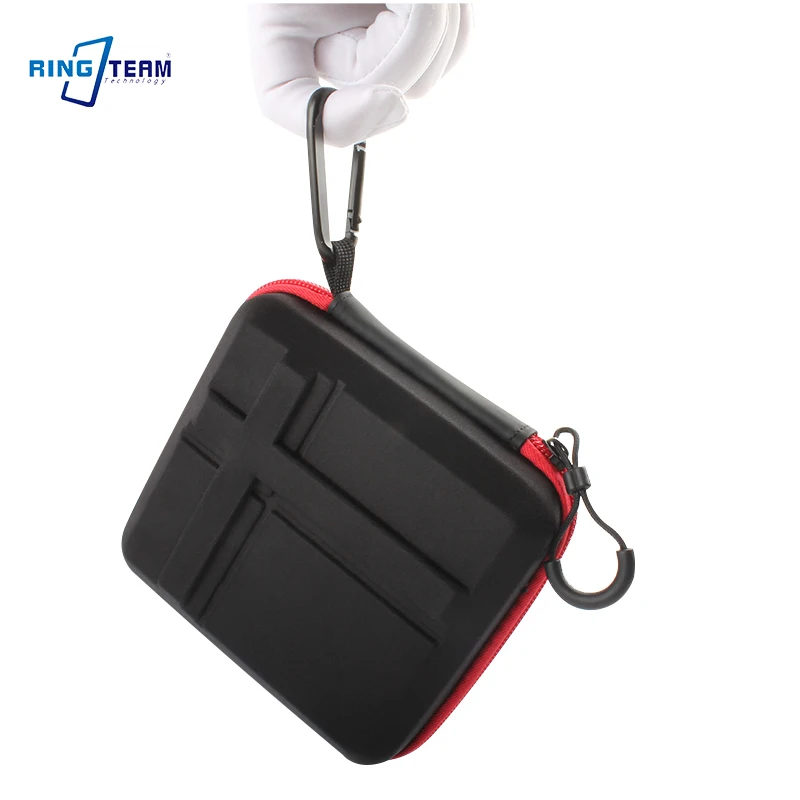 Bolsa de almacenamiento Digital de rejilla de esponja personalizada, organizador de disco duro móvil, cargador de cámara, caja de alimentación, paquete de carcasa dura, bricolaje