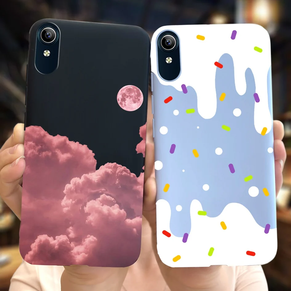 Funda trasera de silicona blanda para Vivo Y1s 2020, carcasa pintada a la moda para teléfono, para Vivo Y90, Y91C, 1929, 1823, 1820