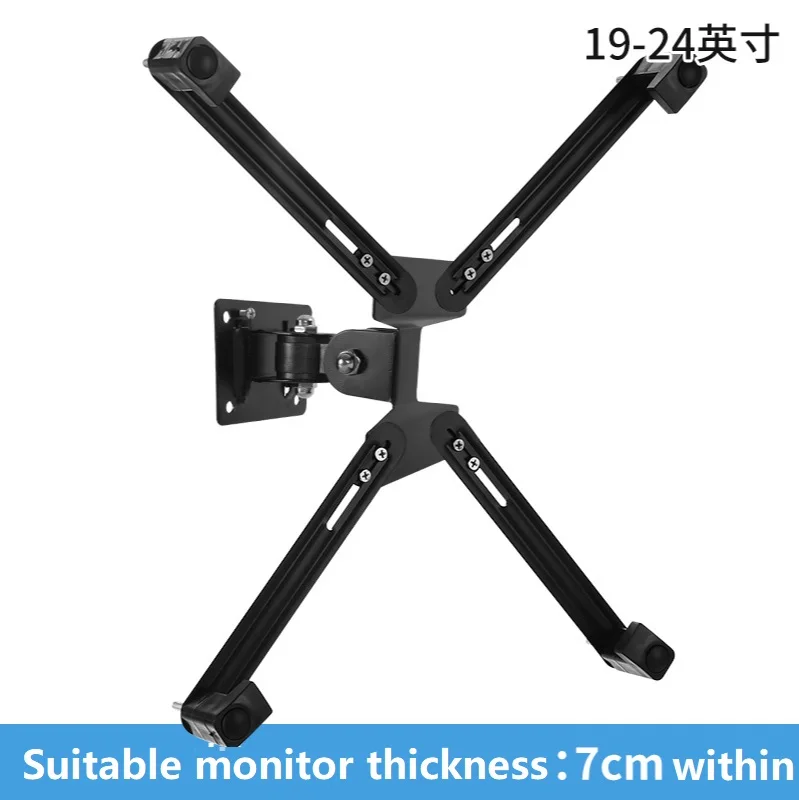 HILLPORT-Soporte de escritorio para Monitor Vesa sin montaje, accesorio de 13-27 pulgadas, LCD, LED, de movimiento completo, brazo de montaje para TV - imagen 5