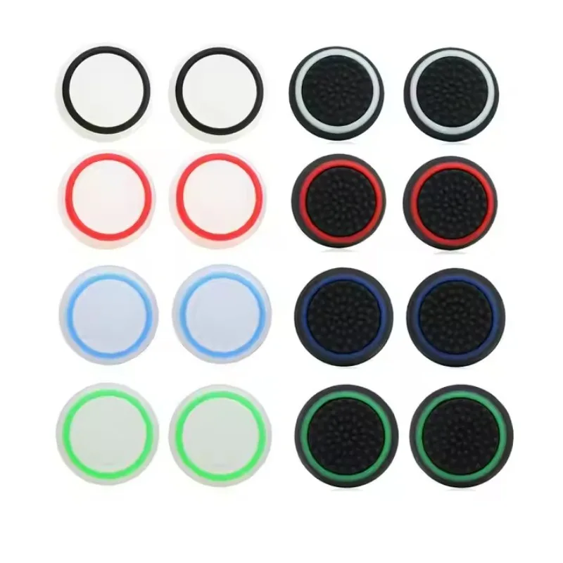 10 unids/set funda de Joystick analógico de silicona antideslizante para PS3 PS4 Gamepad Thumbstick Thumb Stick Grip Cover para controlador Xbox 360