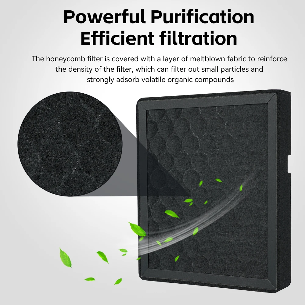 Filtro de aire H2D para laboratorio Bambu, elemento de carbón activado, filtro purificador de aire, piezas de repuesto para impresora 3D para filtro de carbón H2D - imagen 2